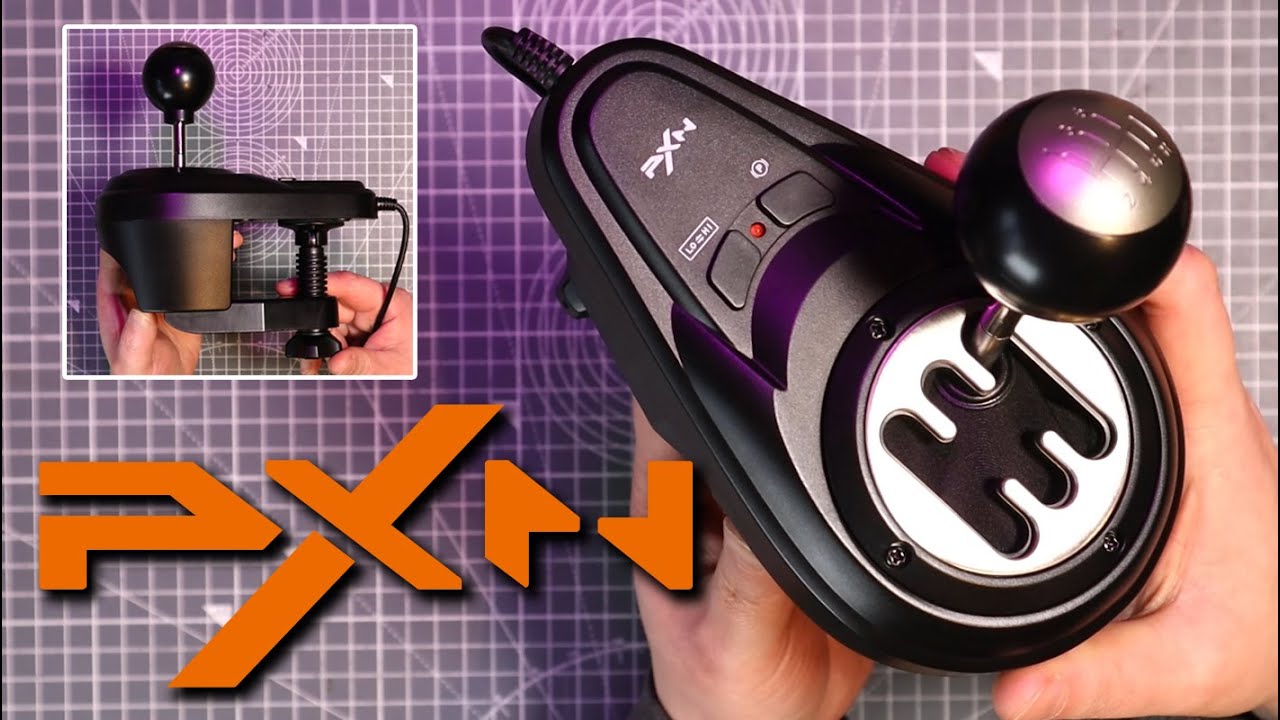 Переключатель передач H-Pattern Shifter PXN A7 [РАСПАКОВКА] Бюджетный переключатель передач H-Pat...