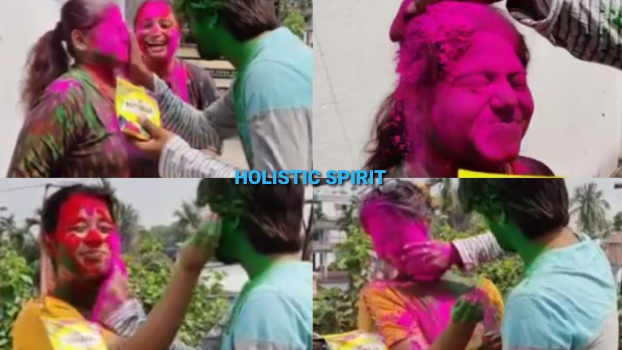 Devar Bhabhi Holi Putai | Husband Wife Holi | Holi With Gulal | देवर-भाभी : पती-पत्नी की गुलाल होली