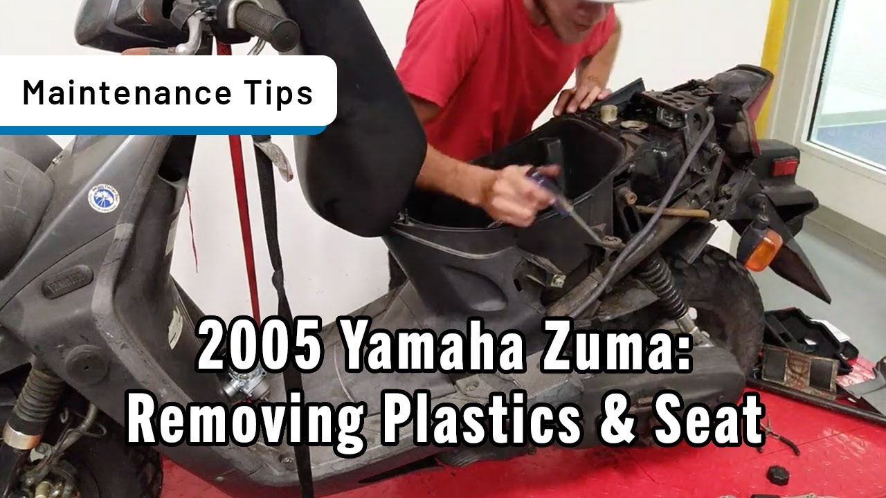 2005 Yamaha Zuma: Accessing the Carb – Removing Plastics & Seat