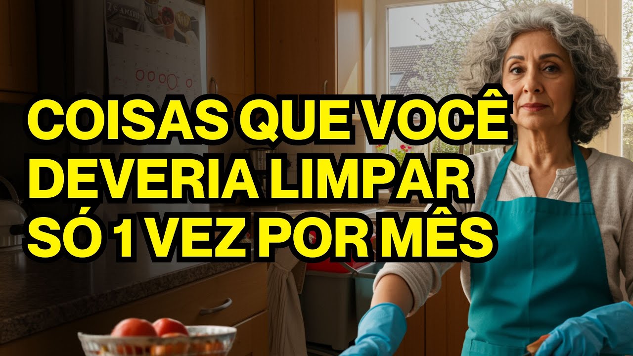 10 Coisas Que Você Deveria Limpar Só 1 Vez Por Mês (E Faz Toda a Diferença)