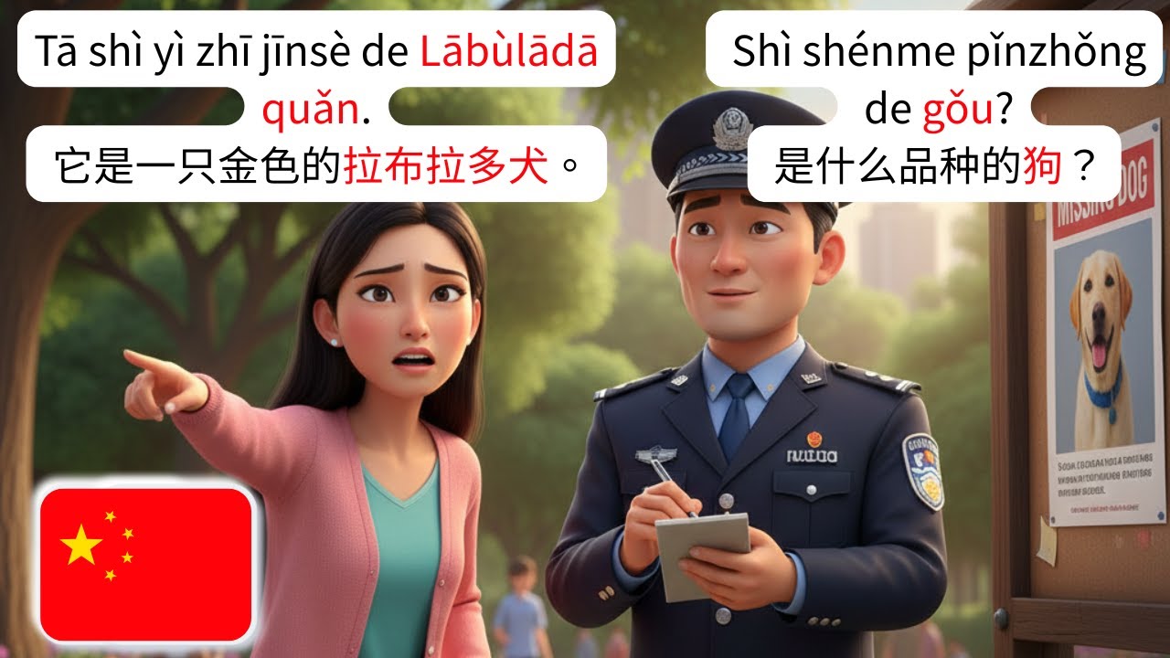 🇨🇳 Изучайте китайский за 3 минуты｜Реальные повседневные диалоги：Решение проблем ①｜HSK 1–2