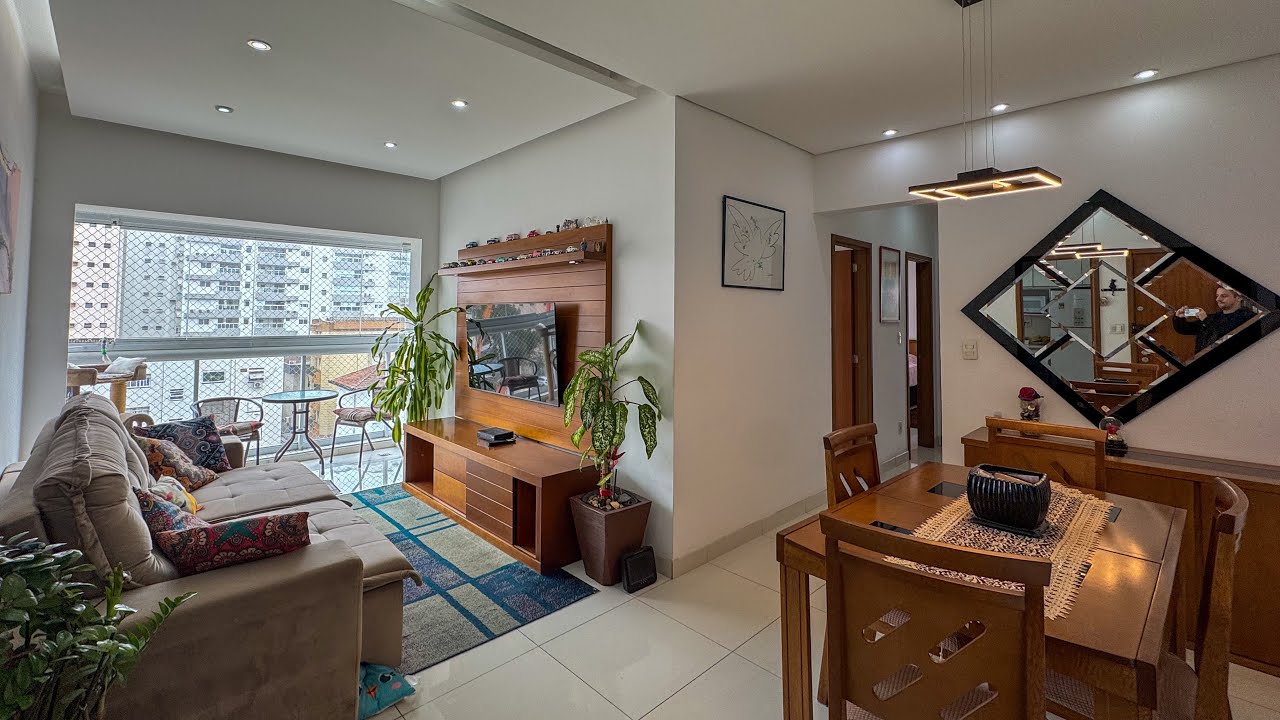 Apartamento com 3 dormitórios à venda, 100 m²  - Boqueirão - Santos/SP