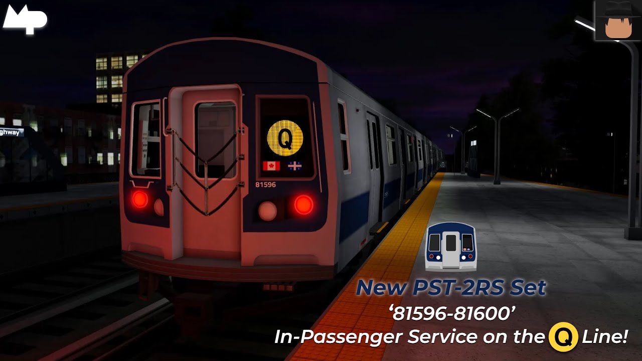 PTA Subway: PST-2RS - Set 4 '81596-81600' In-Service on the (Q) Line!