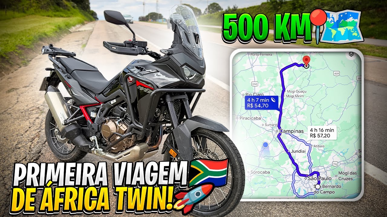 PRIMEIRA VIAGEM COM A AFRICA TWIN 2026 DE S&Atilde;O PAULO AT&Eacute; MINAS GERAIS 🛣️🇿🇦