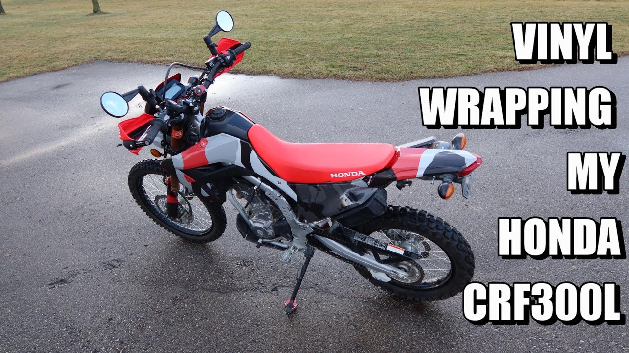 Vinyl Wrapping my Honda CRF300L