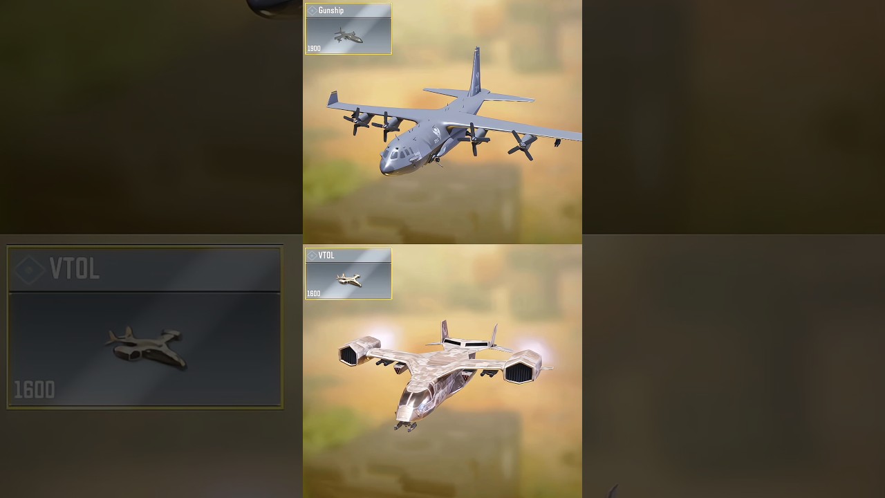 Gunship Vs VTOL in CODM 💀