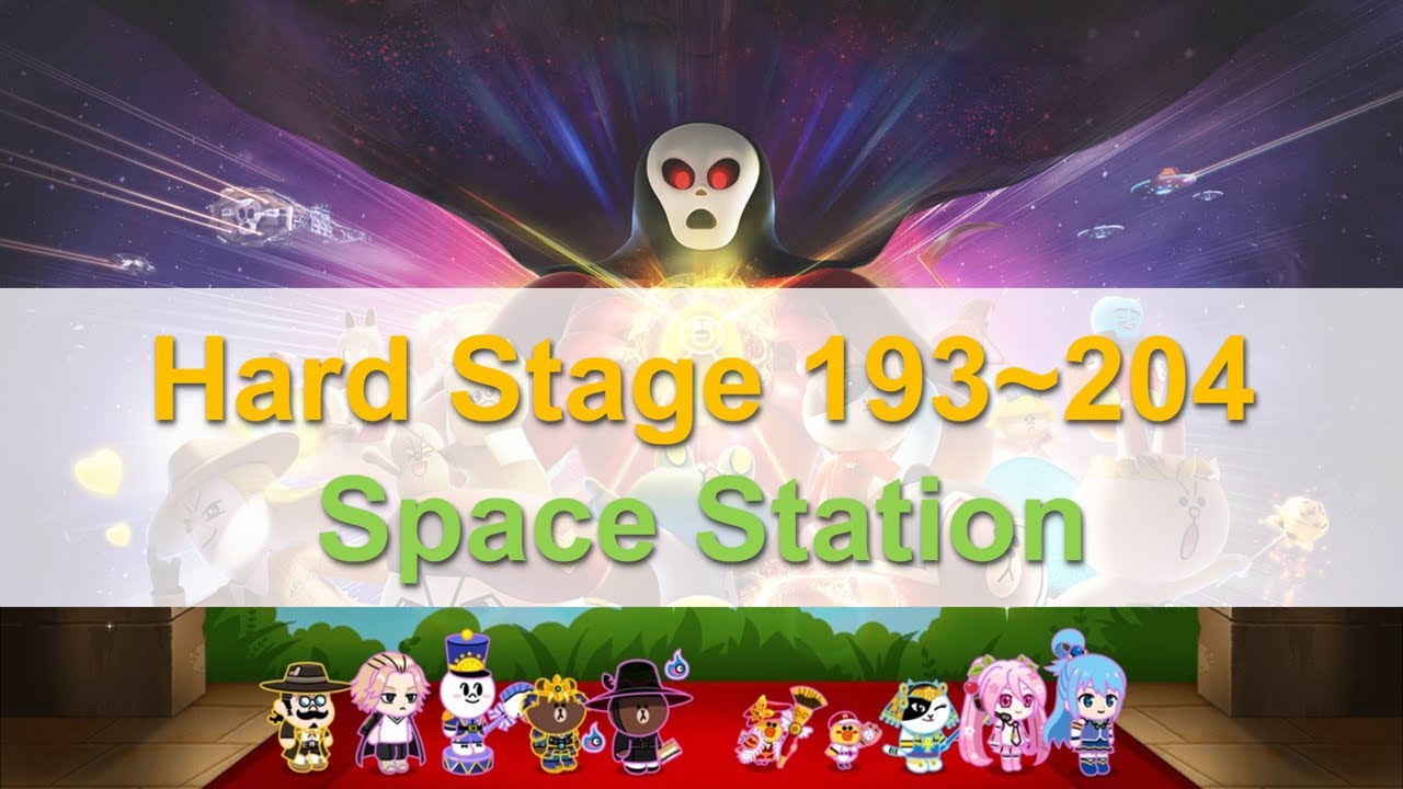 Line Rangers | Hard Stage 193~204 Space Station