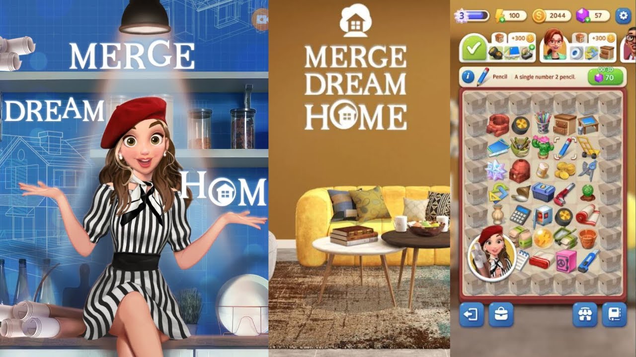 Merge Dream Home - Makeover Pro Part 1 (Android Gameplay)
