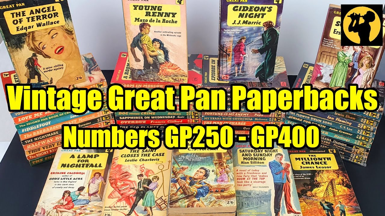 Vintage Pan Books - Great Pan - Vintage Paperbacks - Numbers G250 To G400!