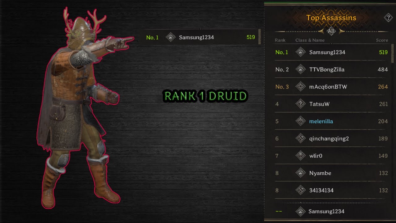 Dark And Darker - How did i manage to get RANK 1 OVERALL on Druid 