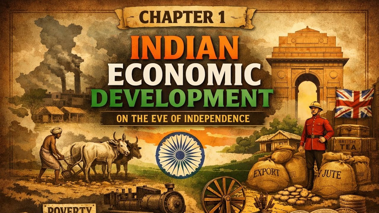 Indian Economy at the eve of independence | IED |Chapter 1 full explanation | Part 1