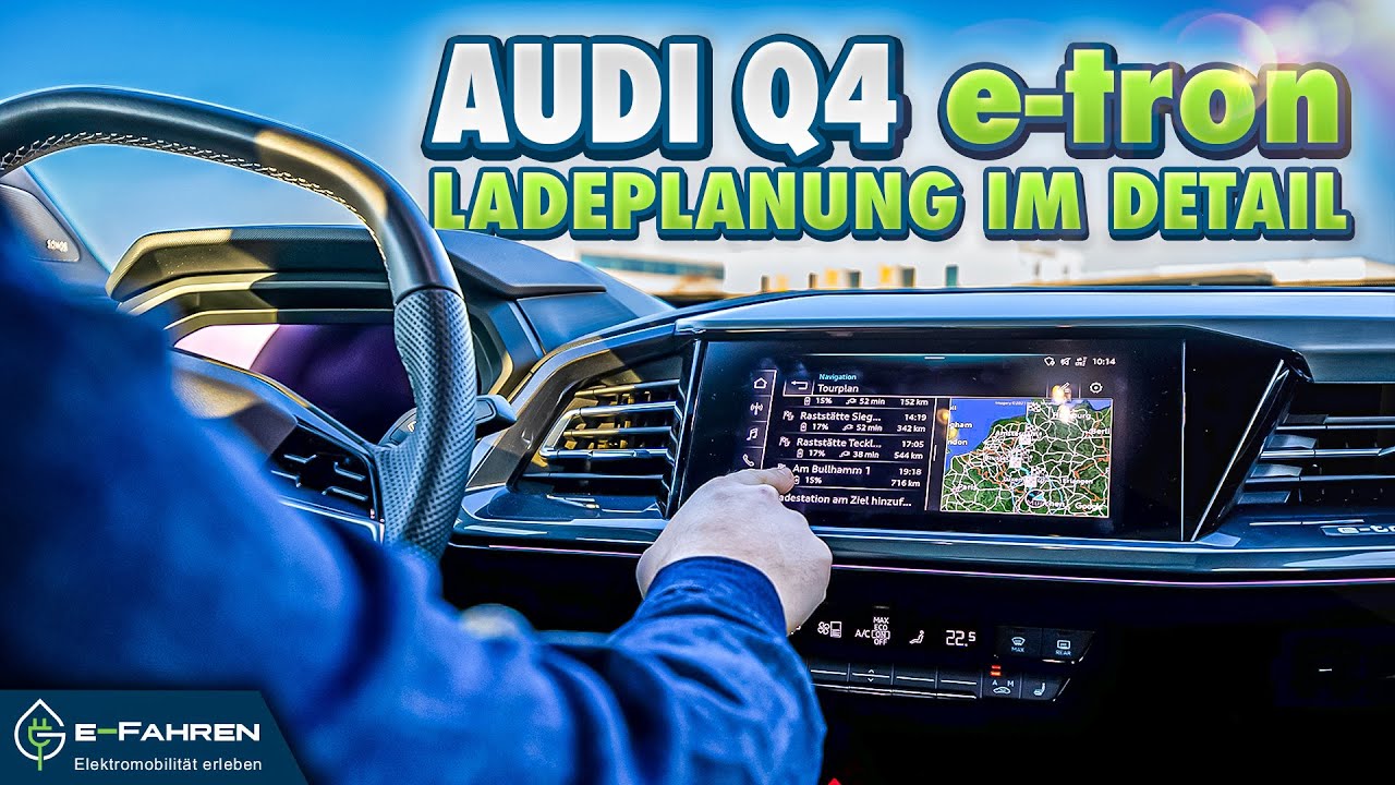Audi Q4 e-tron | Routen- & Ladeplanung