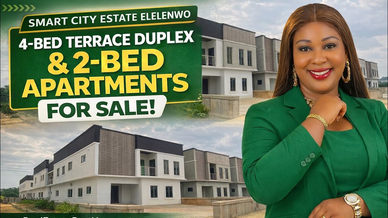 4bedroom terrace duplex | 2bedroom apartment houses for sale in smart city estate in port harcourt 