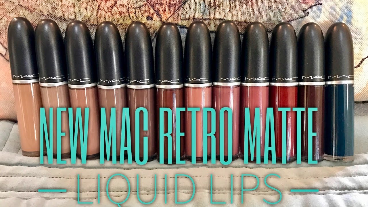 NEW MAC Retro Matte Liquid Lipsticks