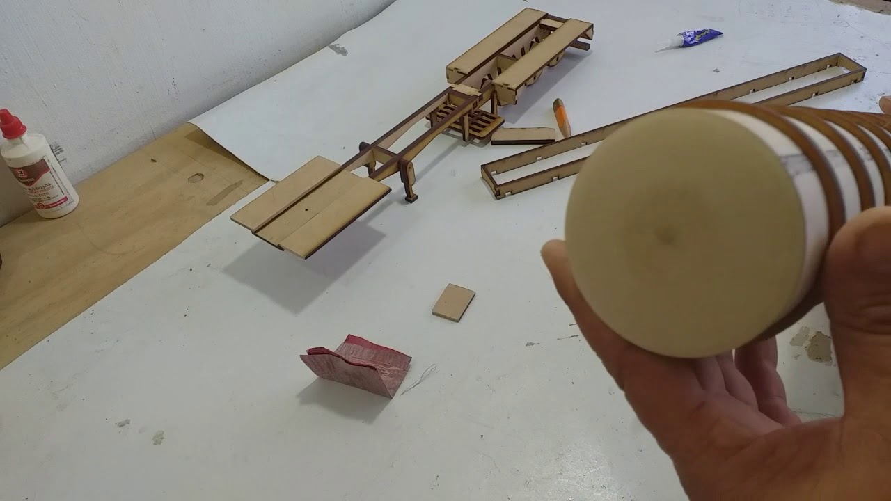 Remolque tanque o pipa anillada escala 1-32 (parte 2 )