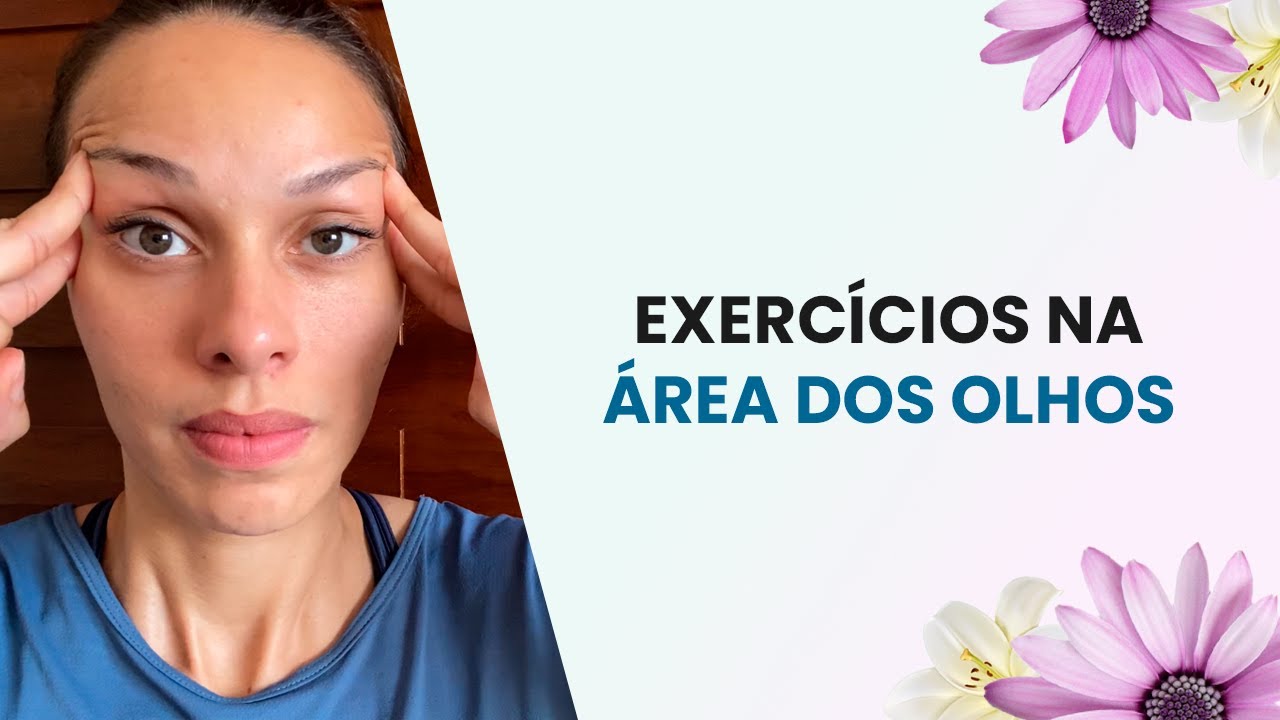 Exerc&iacute;cios na &aacute;rea dos olhos