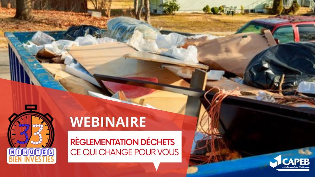 33 minutes bien investies – « Règlementation déchets, ce qui change pour vous »