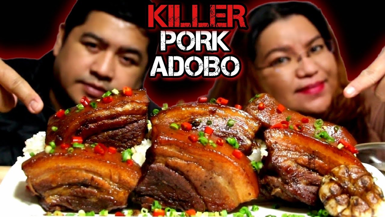 NAGMAMANTIKANG KILLER PORK ADOBO MUKBANG || MELTS IN YOUR MOUTH || PUTOK BATOK | MUKBANG PHILIPPINES