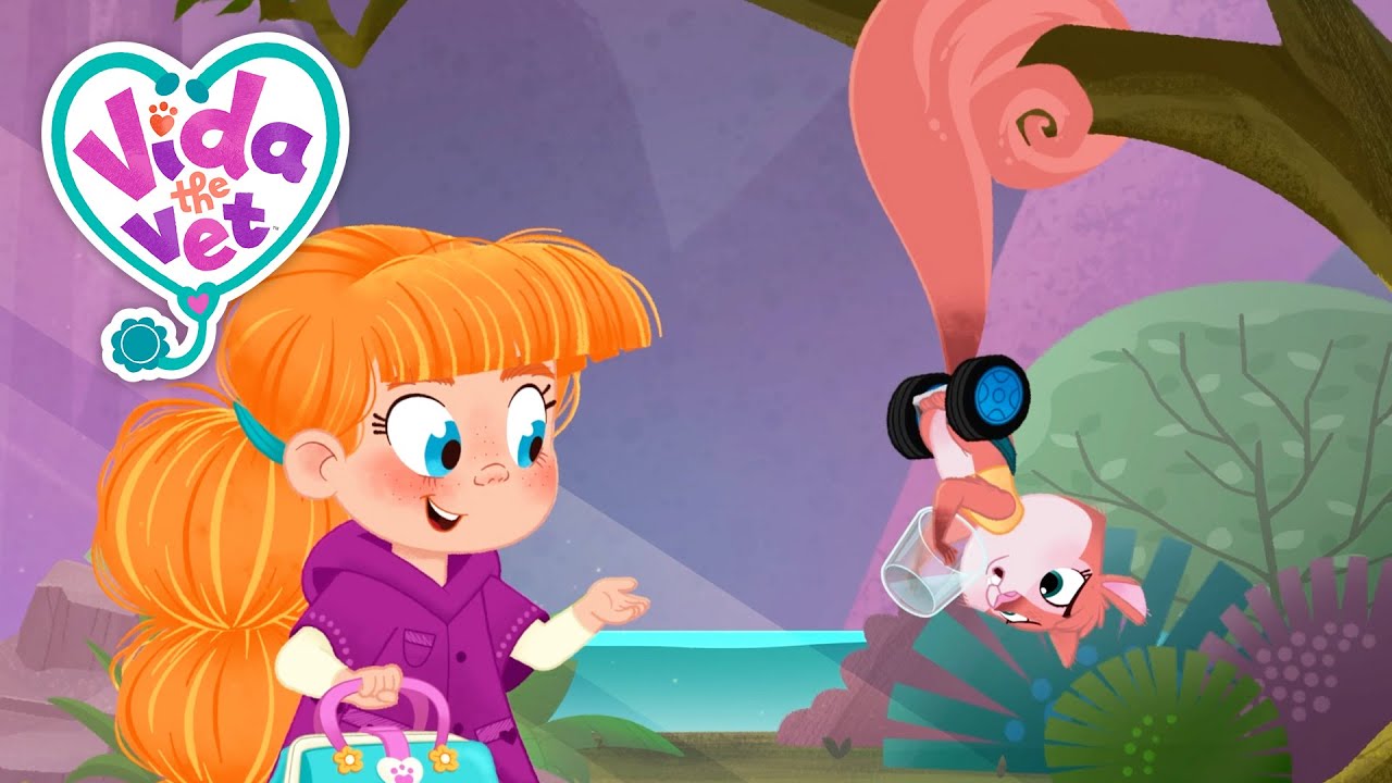 How Fergie Gets Rid of The Hiccups + More Vida the Vet | Cartoon for Kids | Animal Fun | Good Habits