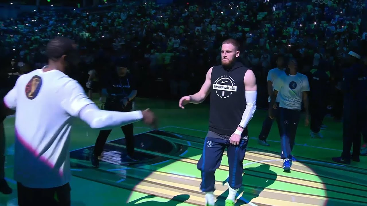 Minnesota Timberwolves Intro 2025 NBA Cup - Wolves Starting Lineup Intro