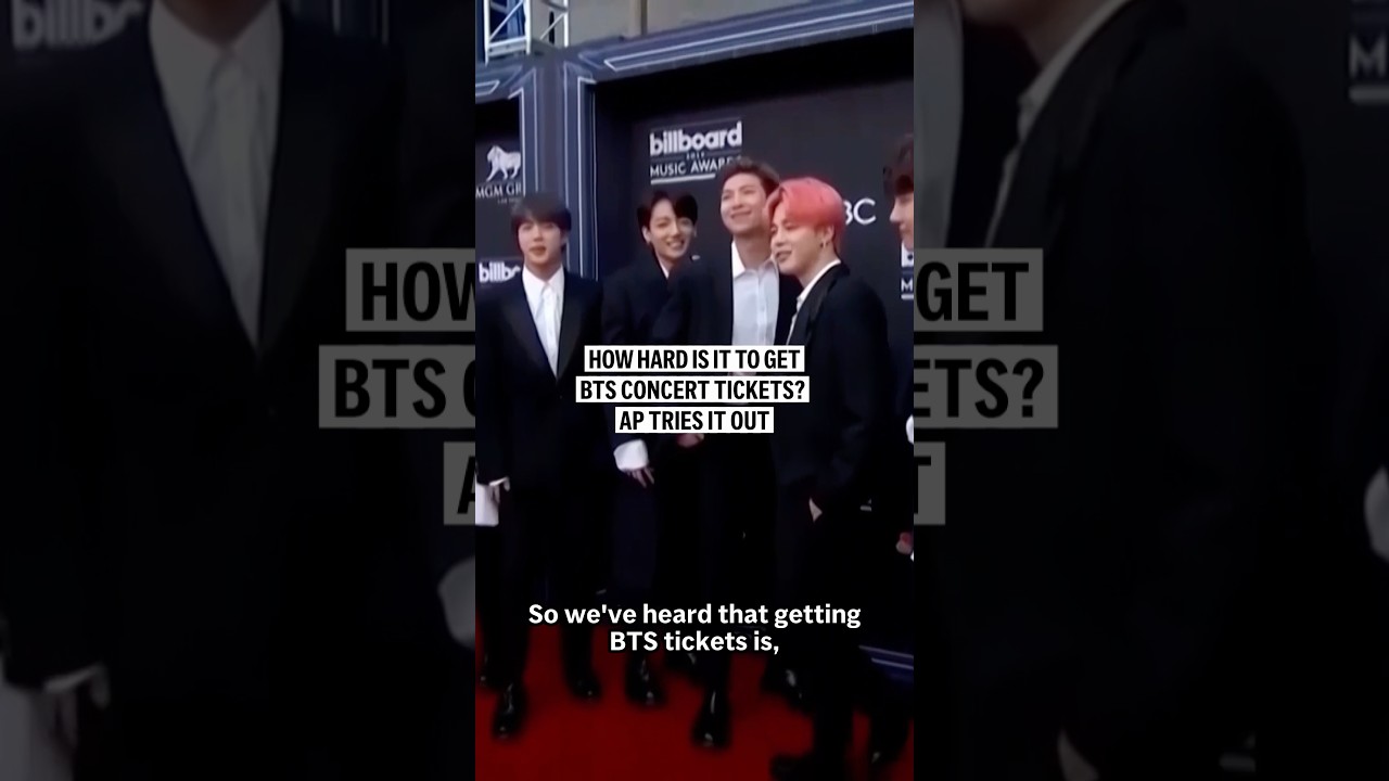 How hard is it to get BTS concert tickets? AP tries it out