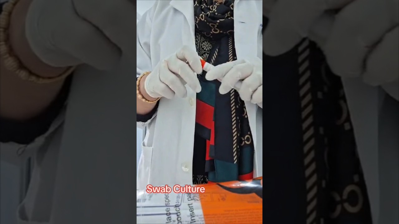 Swab Culture #swabtest #covid19 #tests #ytshorts #viral
