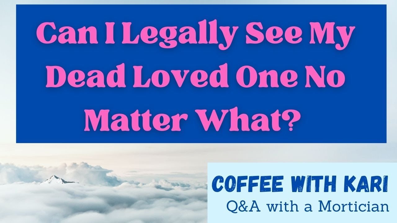 Coffee with Kari- Live Chat with a Mortician