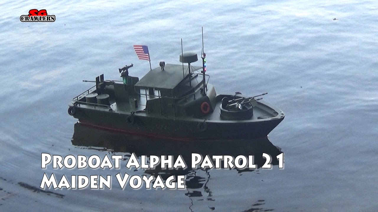 Pro Boat® Alpha Patrol Boat maiden voyage