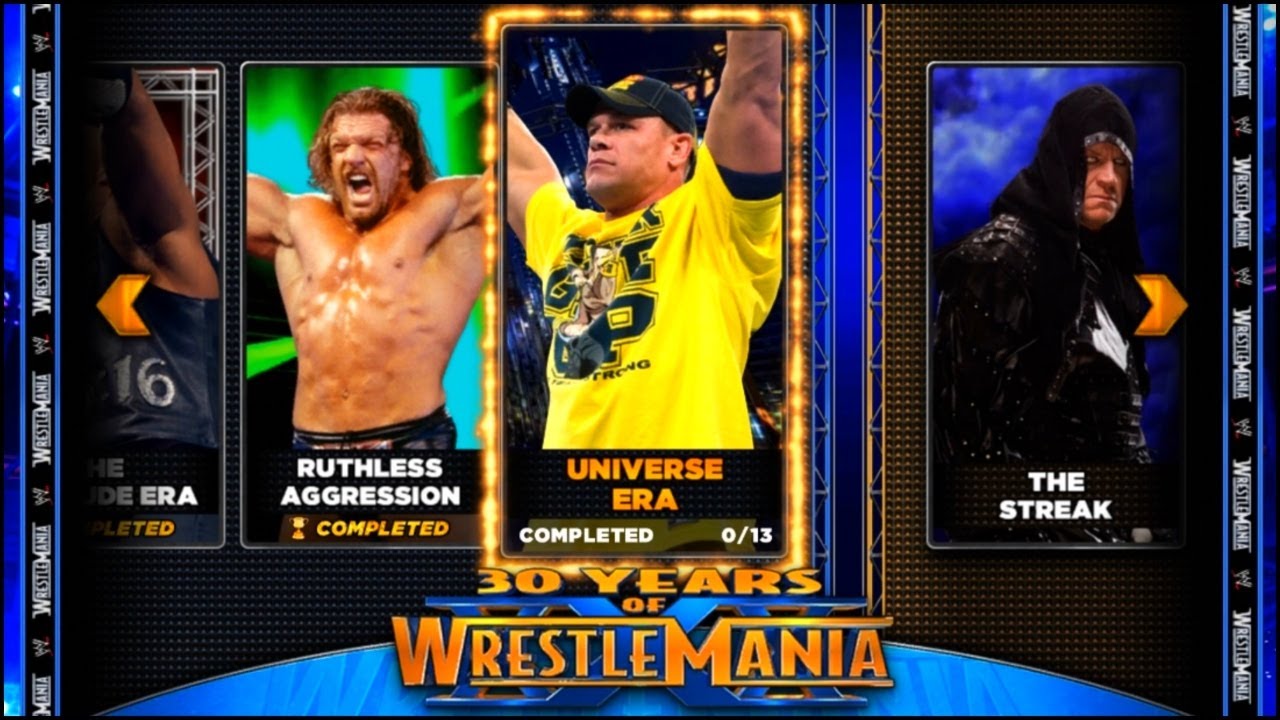 WWE 2K14 UNIVERSE ERA 30 Years Of Wrestlemania Gameplay | WWE 2K14 Universe Era ||