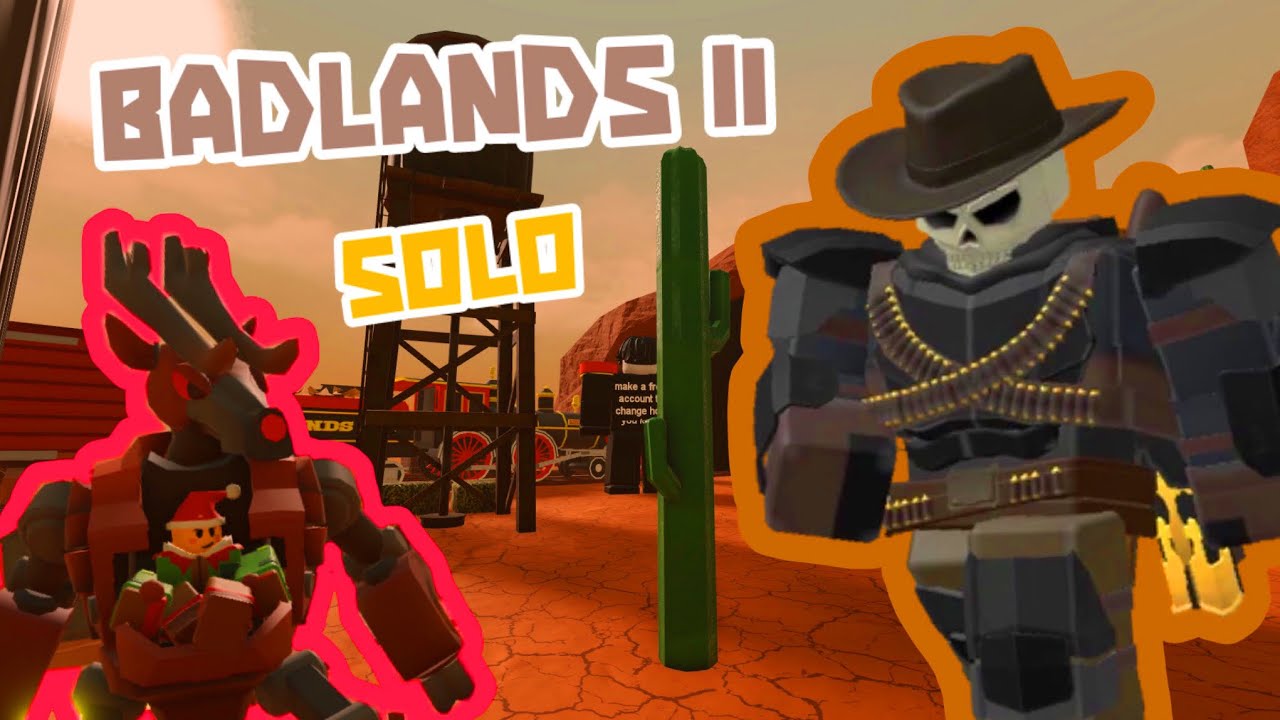 Badlands 2 SOLO with GOLDEN minigunner and HACKER | Badlands 2 Tds