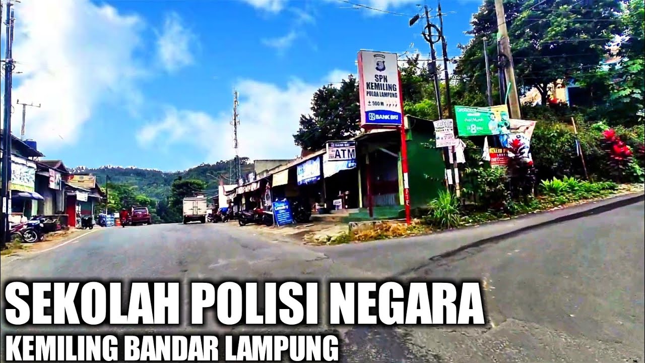 Jalan Menuju Sekolah Polisi Negara kemiling Bandar Lampung