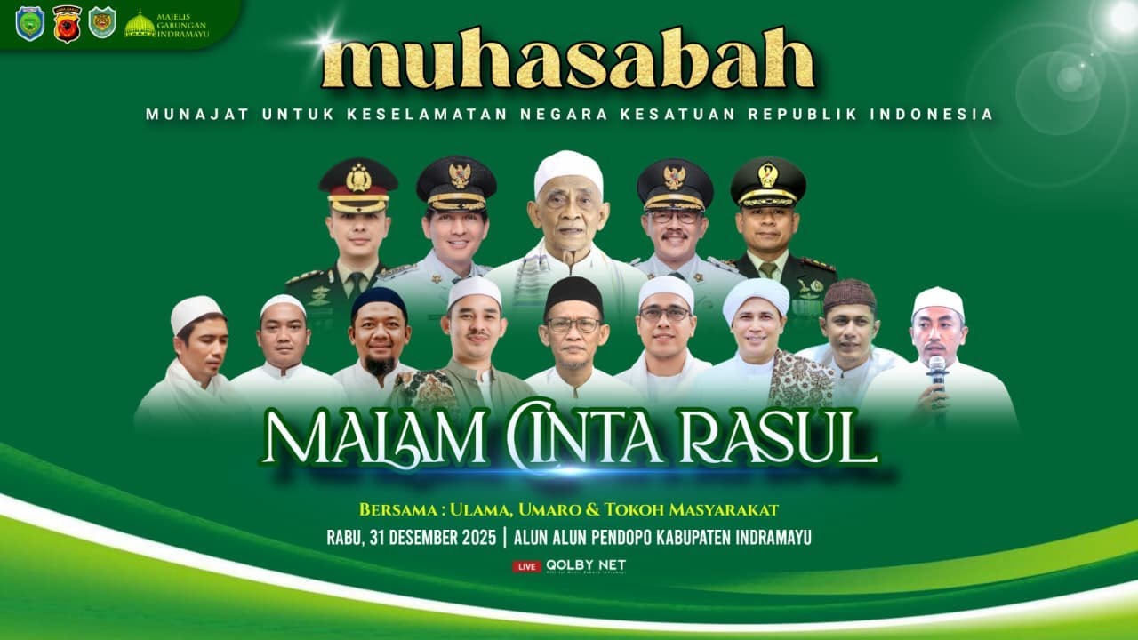 LIVE Muhasabah Untuk Keselamatan NKRI | Malam Cinta Rasul Bersama Majelis Gabungan Indramayu