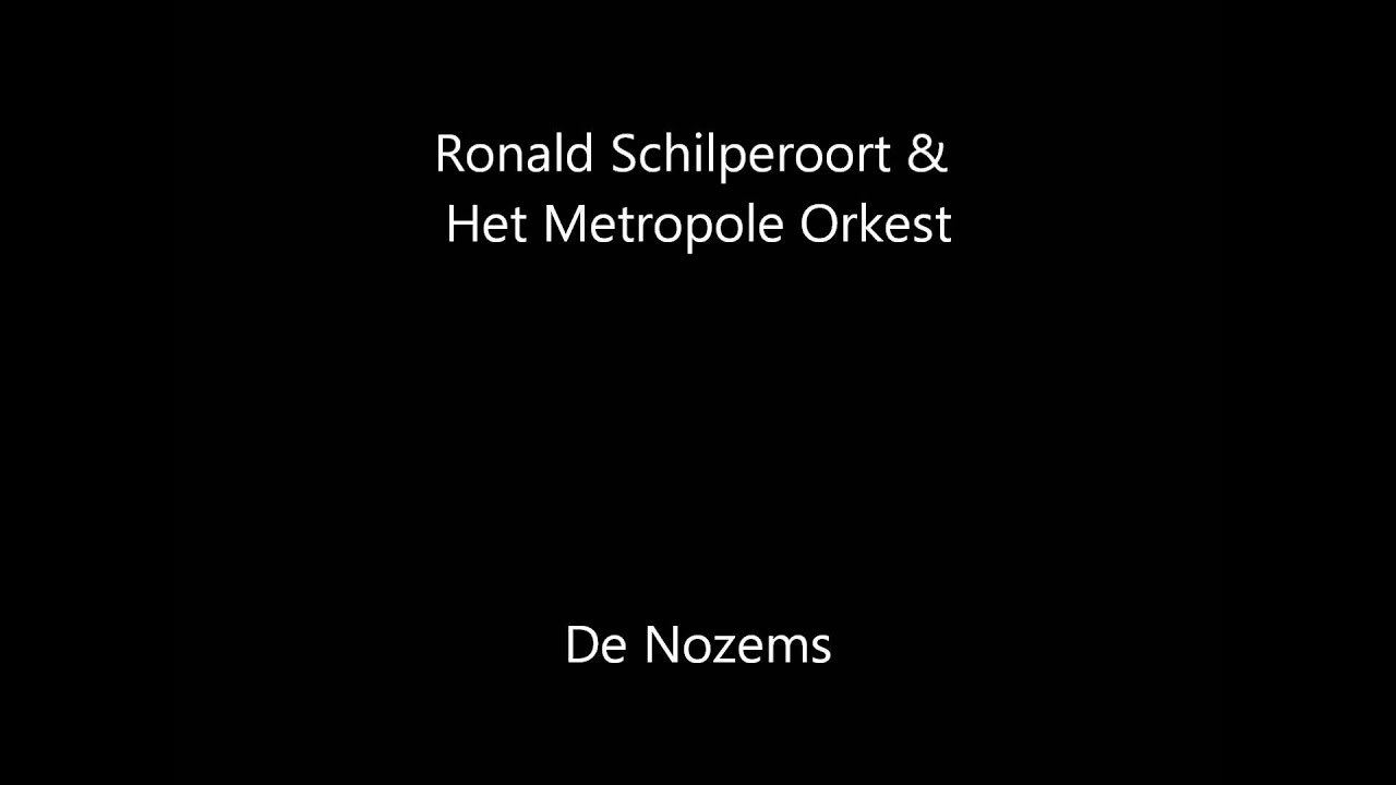 Ronald Schilperoort & Het Metropole Orkest - De Nozems