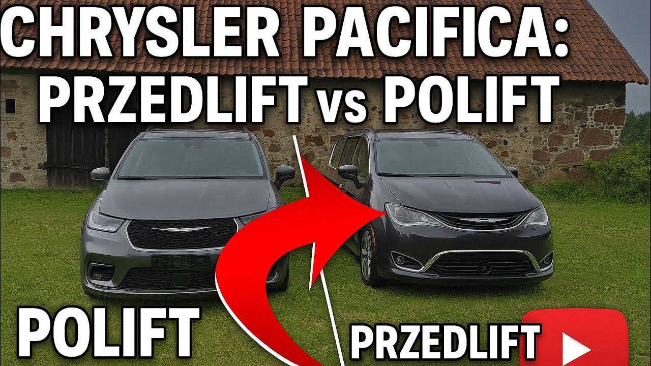 Chrysler Pacifica Polift & Przedlift Porównanie Wizualne różnice