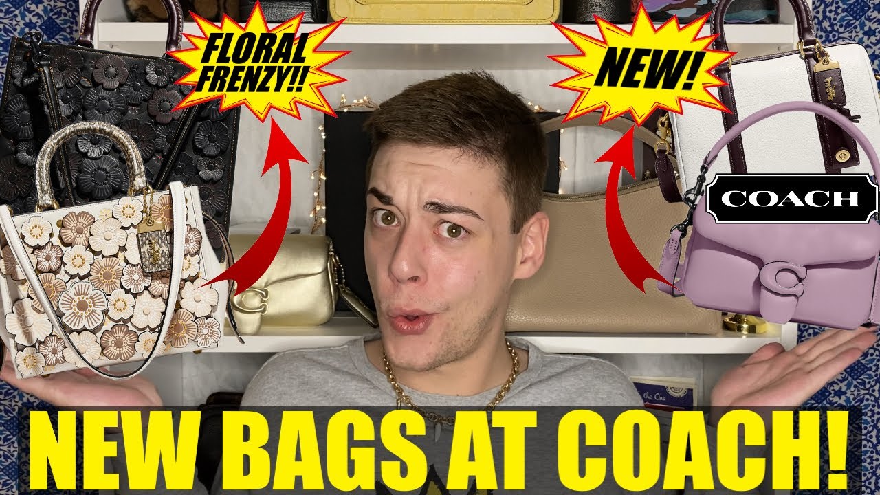 NEW Coach Tea Rose Bags and Bag Designs! *FLORAL FRENZY!*
