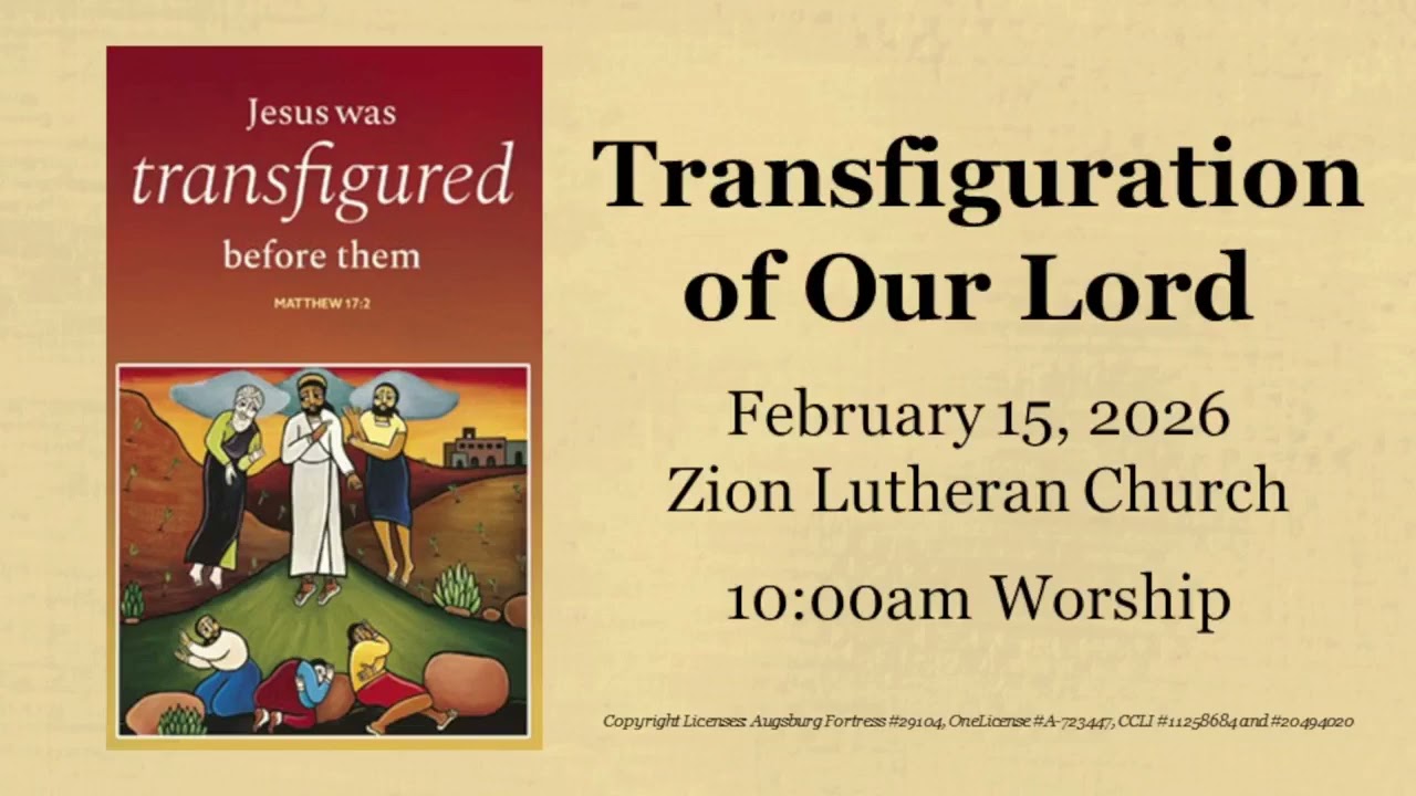 Transfiguration of Our Lord - February 15th, 2026 + 10:00 am
