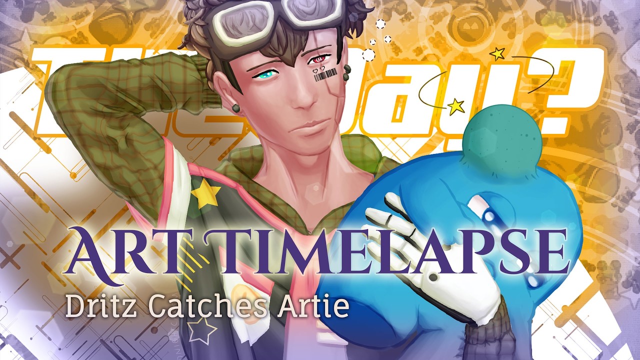 DTIYS Photoshoot Chaos Timelapse | Dritz Catches Artie