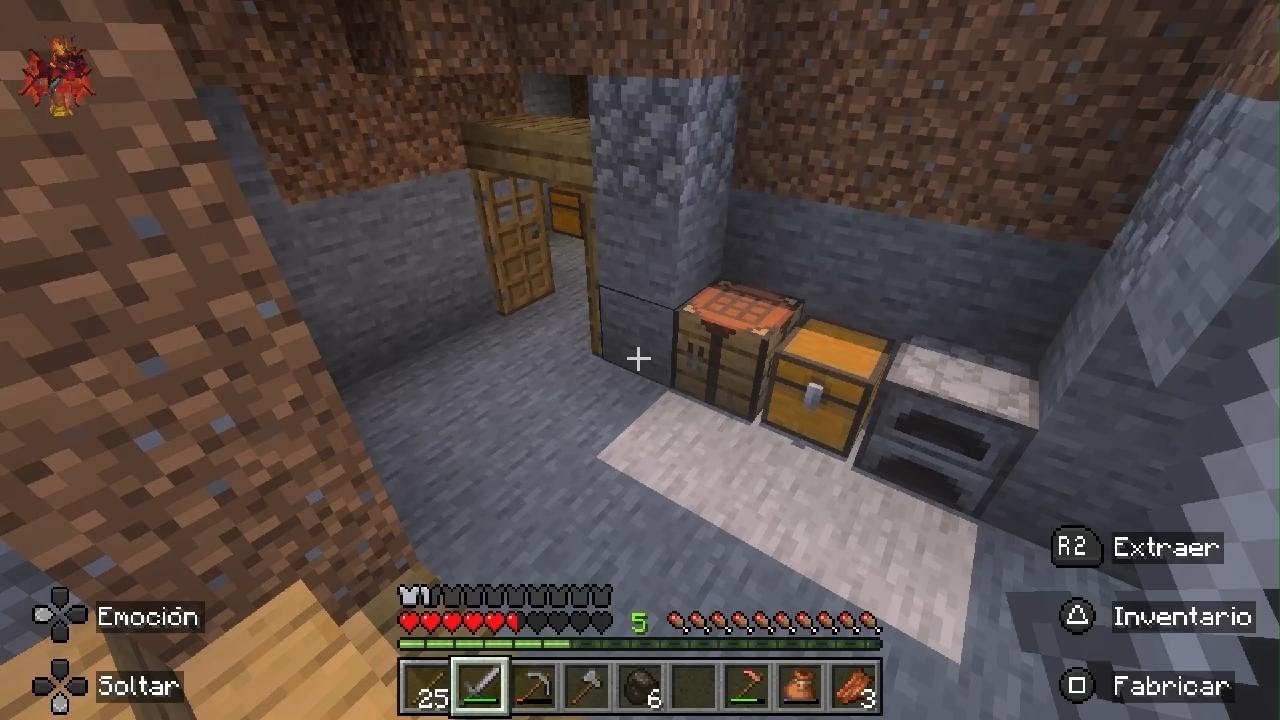 Minecraft Un día tranquilo reconstruyendo la casa.parte 4