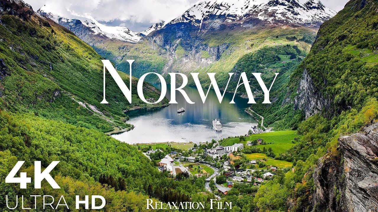 Norwegens Natur in 4K 60FPS &ndash; Entspannende Musik & spektakul&auml;re Naturvideo-Landschaften