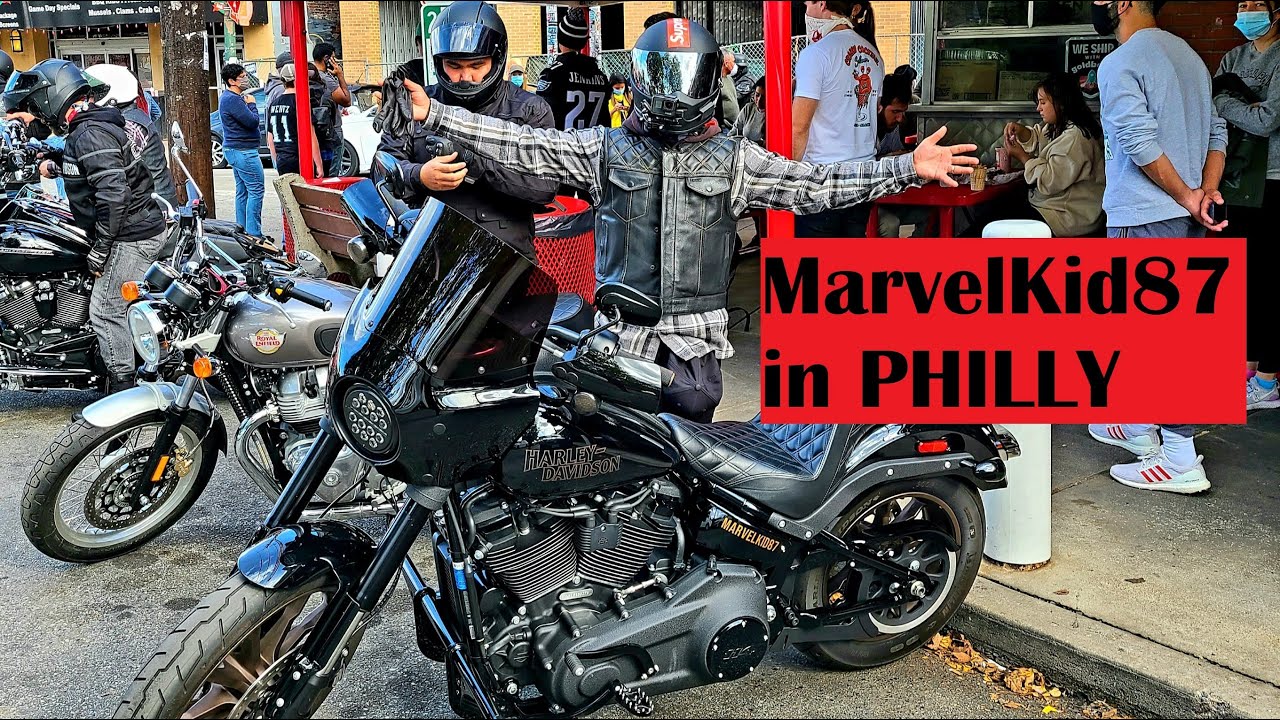 Групповая поездка в Филадельфию с MarvelKid87 и его Harley Low Rider S