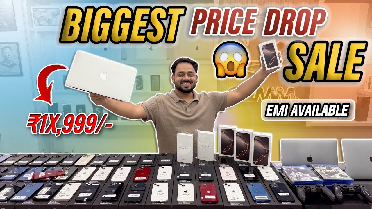 BIGGEST SALE EVER 🤩| Cheapest iPhone Market in Delhi 😱| Second Hand Mobile | @SK Communications 🔥