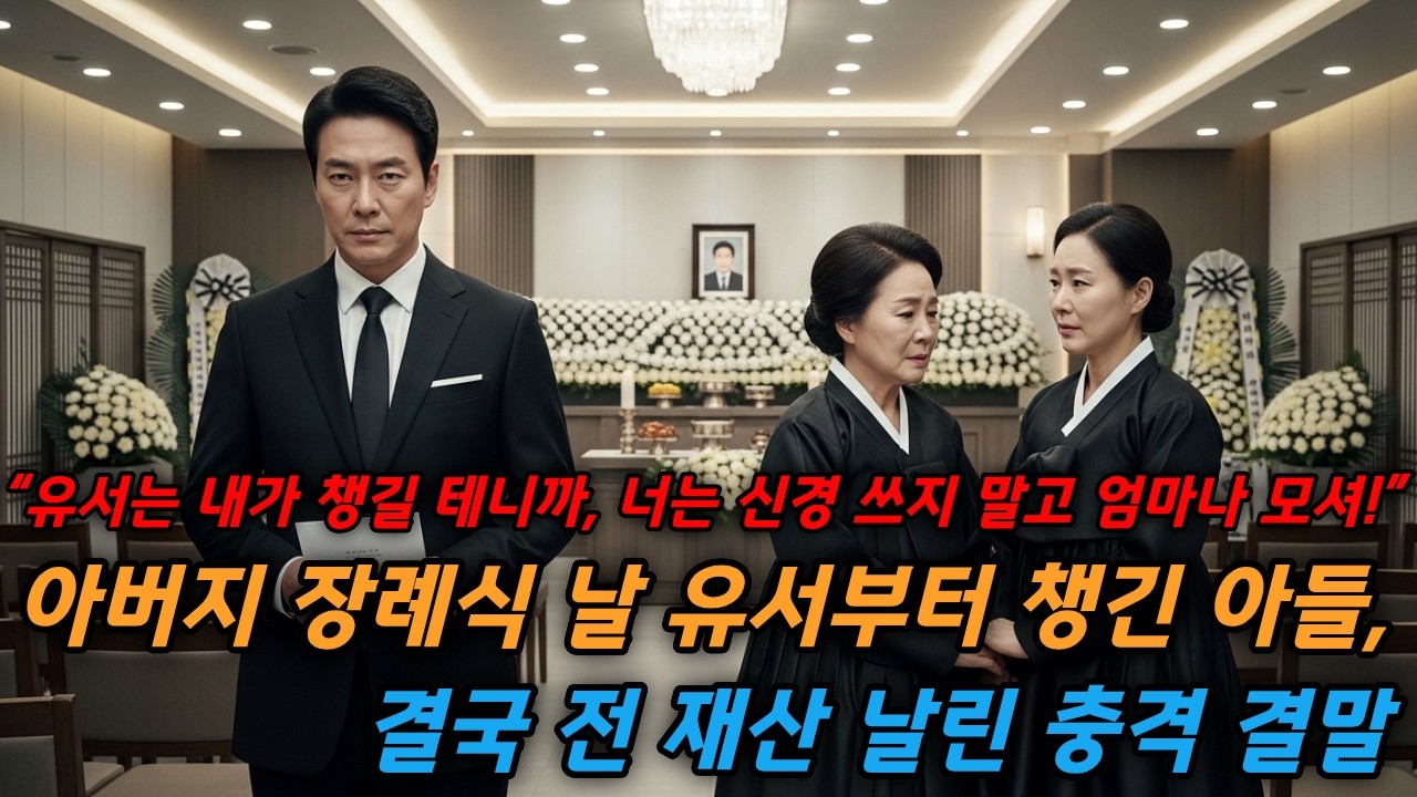 아버지 장례식 날 유서부터 챙긴 아들… 결국 전 재산 날린 충격 결말