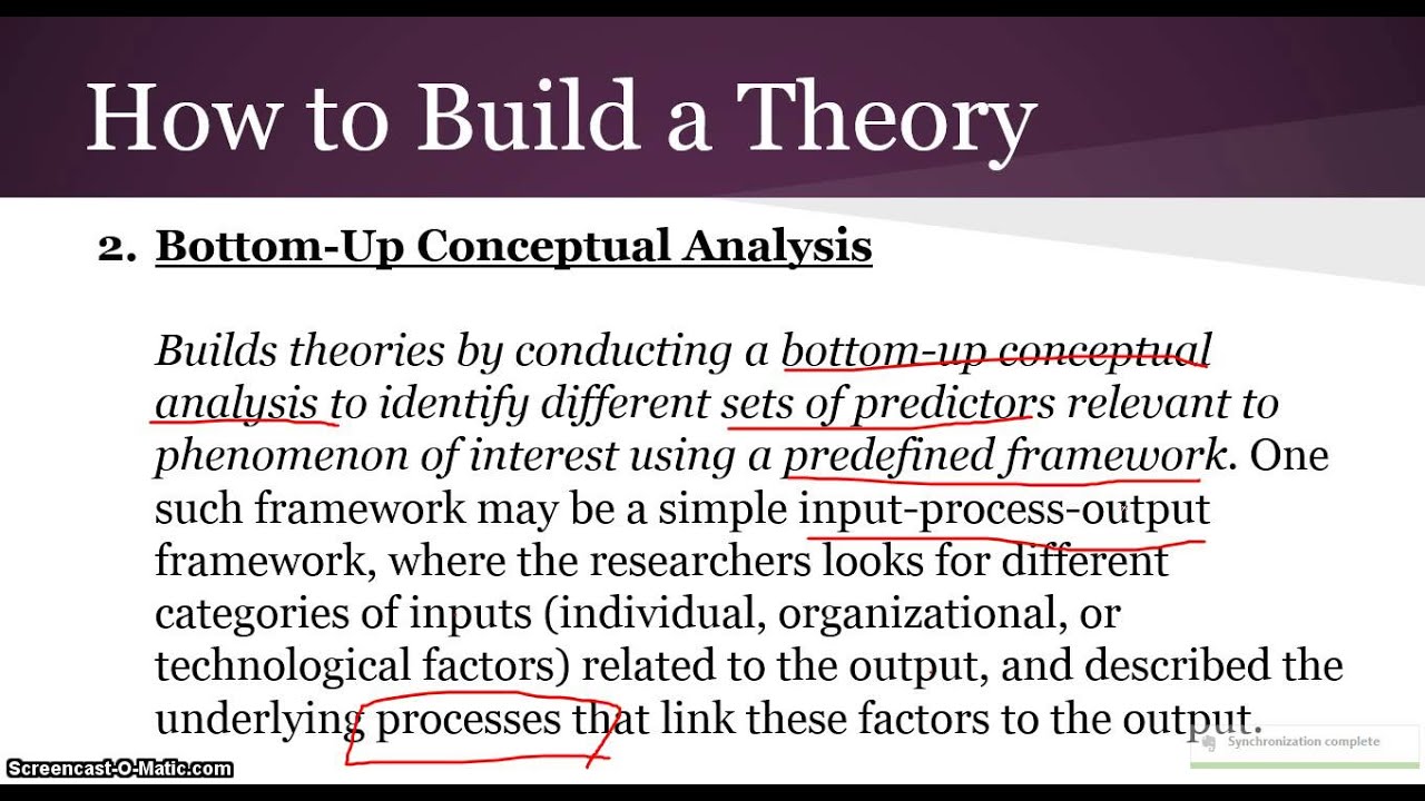 What is Theory Building?