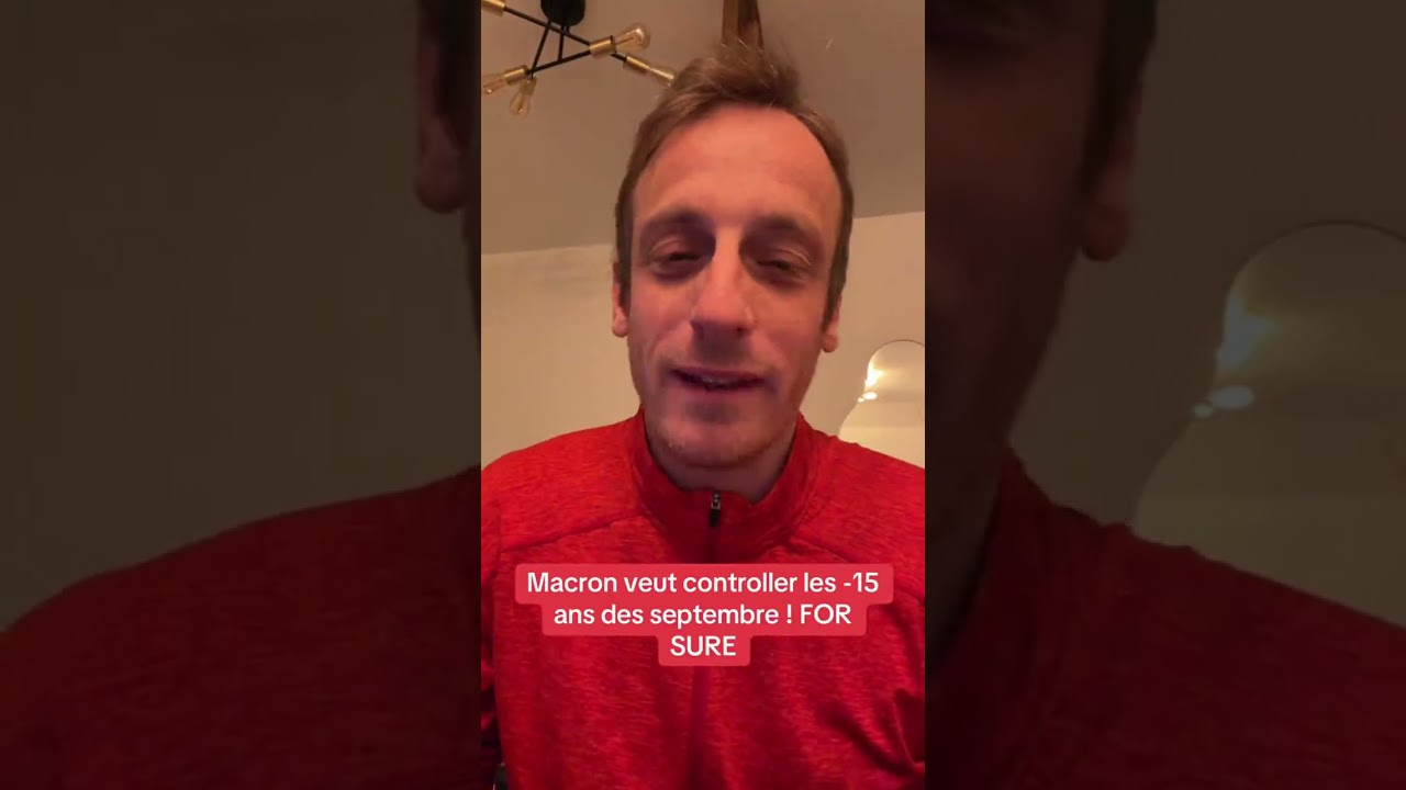 Ils veulent contrôler la tête des plus jeunes ! Rien d’autres #macron
