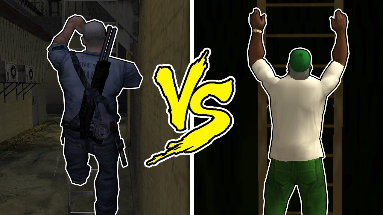 Manhunt Vs GTA San Andreas | Comparacion (Fisicas)