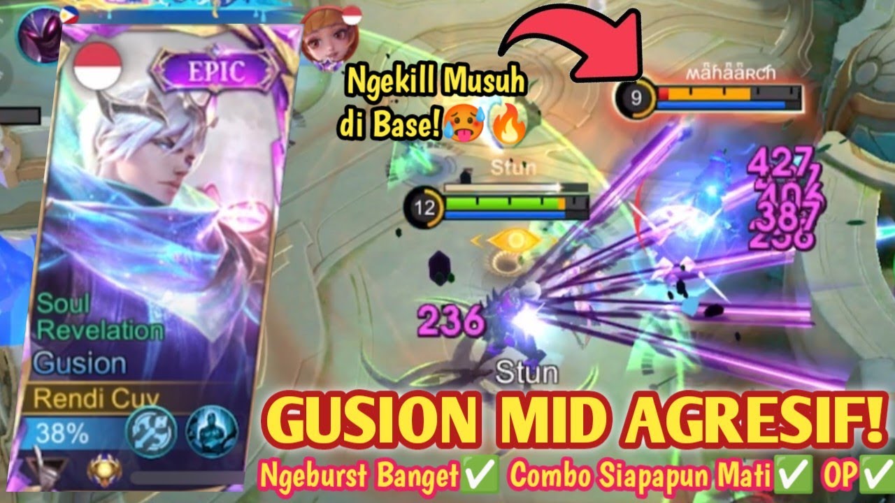 GUSION MIDLANE LAGI META RAMAI YG PAKAI! SAKIT BGT DAMAGE NYA! BUILD GUSION TERSAKIT 2026 - MLBB