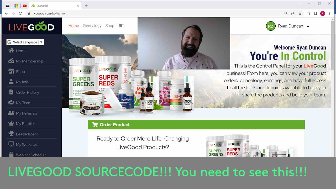 LiveGood Source Code!!! You Need To See This!!!
