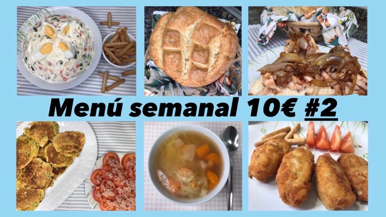 Menú semanal FÁCIL Y BARATO (nº2) 🤩 // OS ENSEÑO LA COMPRA