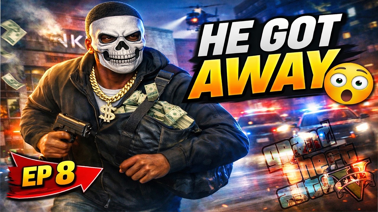 Ep8 Franklin Risked It All in This Bank Heist 💰🔫 | GTA 5 RP