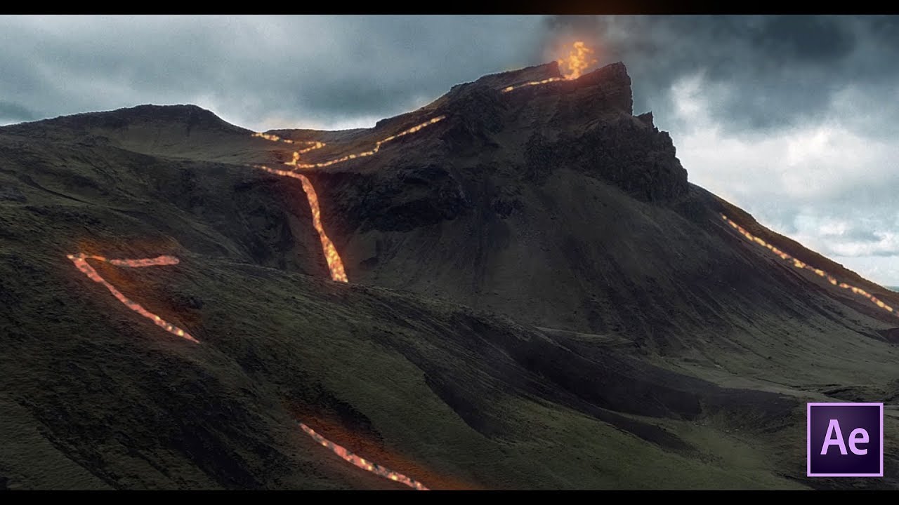 Create a Volcano in After Effects